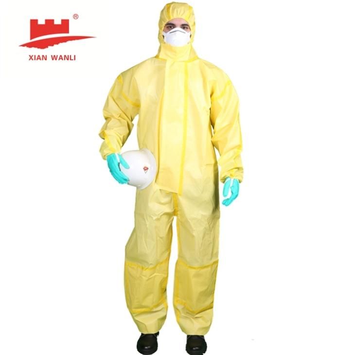 Type 3/4/5/6 Coverall Chemical Hazmat Suit