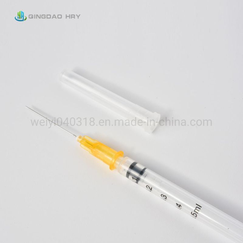 Factory Wholesale 0.3ml -10ml Auto-Disable Medical Injection Syringe Safety Syringe with CE FDA ISO 510K