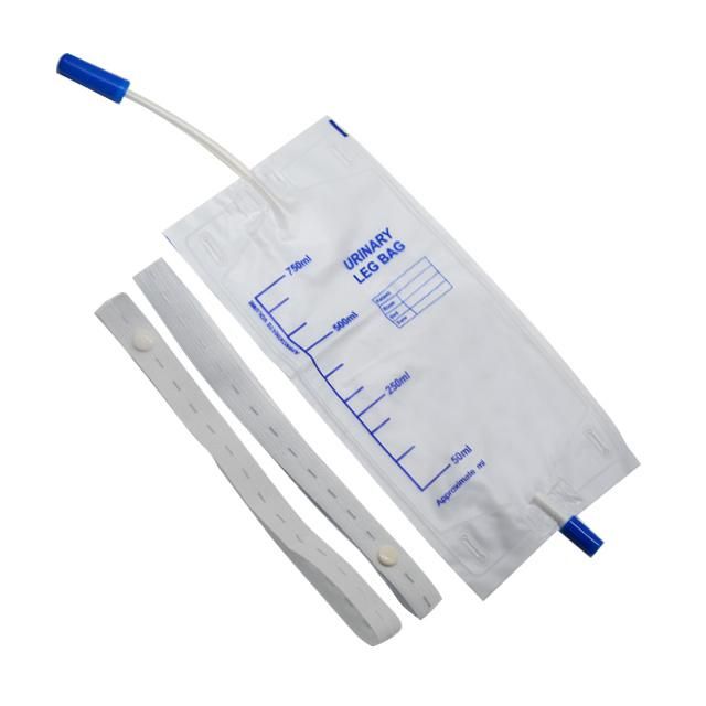 Disposable 2000ml Urine Drainage Bags with Cross Value Anti- Reflux