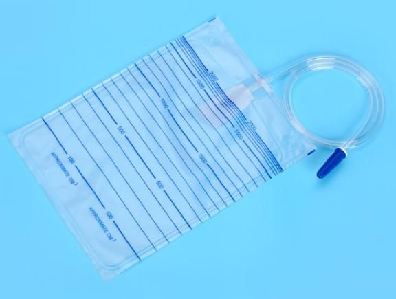 CE Approved Medical Urine Drainage Bag with Valve Economic or Luxury Style