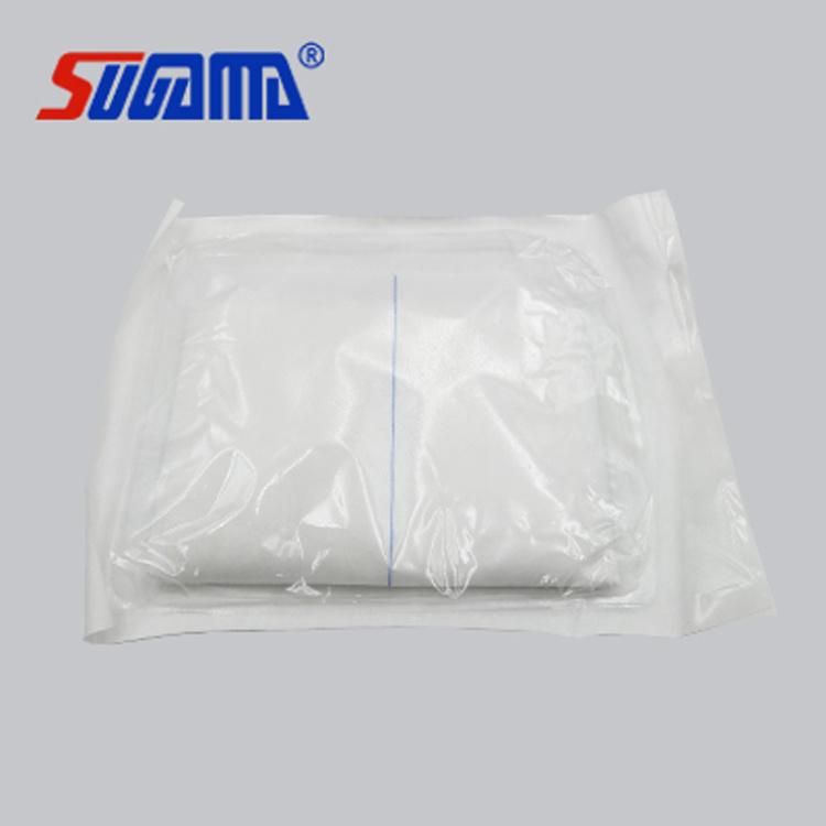 Soft Patient-Comfortable White Blue Abd Pad