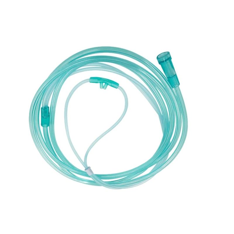 Nasal Etco2 Sampling Cannula Tube Colored Soft Nasal Oxygen Cannula/Tube for Patient
