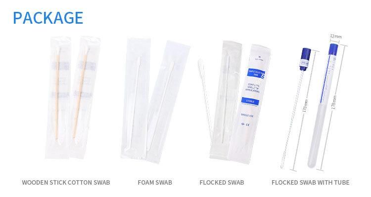 Nylon Flocking Tip Nasal Swab for Sampling