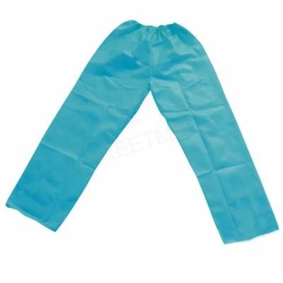 Medical SMS Nonwoven Surgical Disposable Nursing Scrub Suits with Coat and Pants