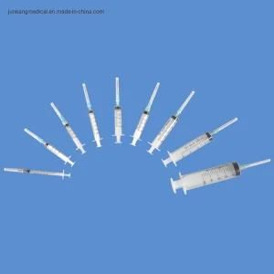 Sterile Disposable Medical Syringe with 1ml, 2ml, 3ml, 5ml, 10ml, 20ml, 50ml Luer Lock and Needle