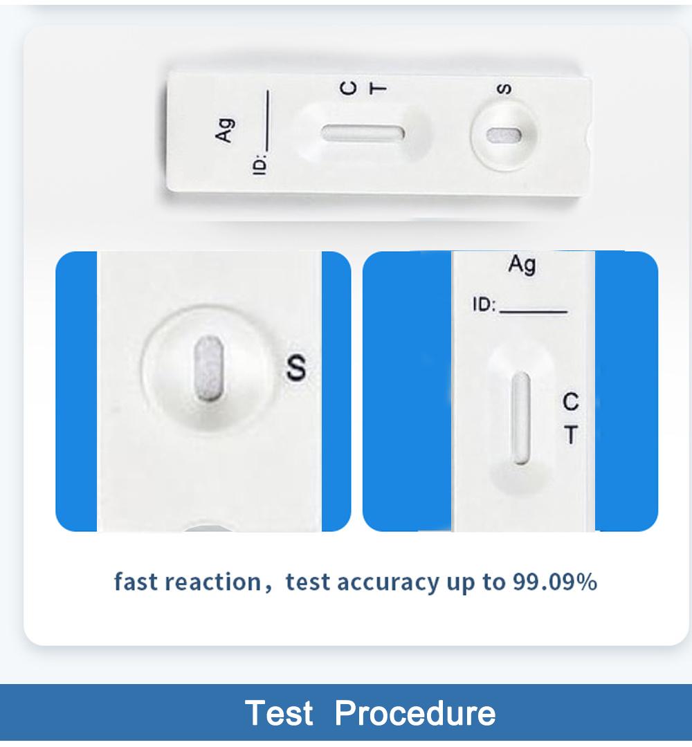 Clungene Medical Nasal Swab Rapid Test Sterile Antigen Test