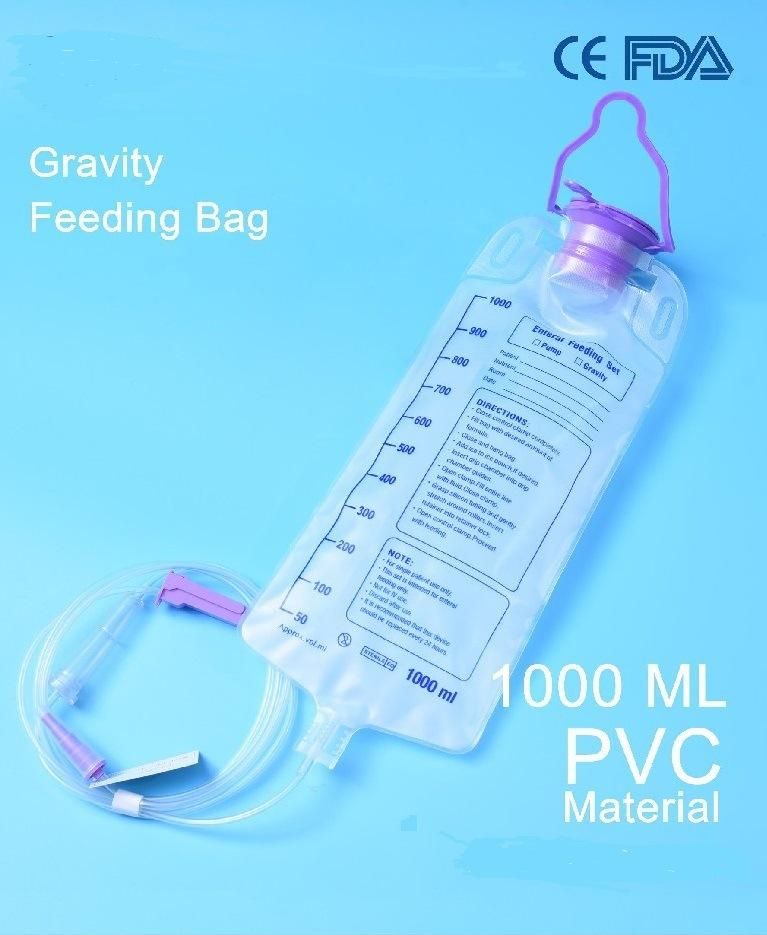 Disposable Medical Enteral Feeding Bag 1L