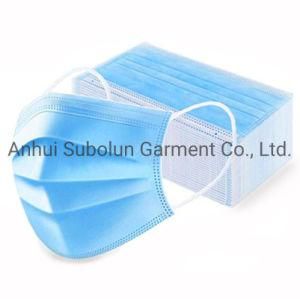 Factory Wholesale Fast Delivery Protective Disposable 3-Ply Medical Face Mask with Ear Loop