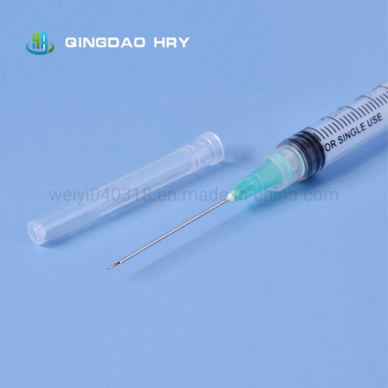 Disposable Medical Instruments Medical Supply Sterile Syringe Luer Lock/Slip with or Without Needles