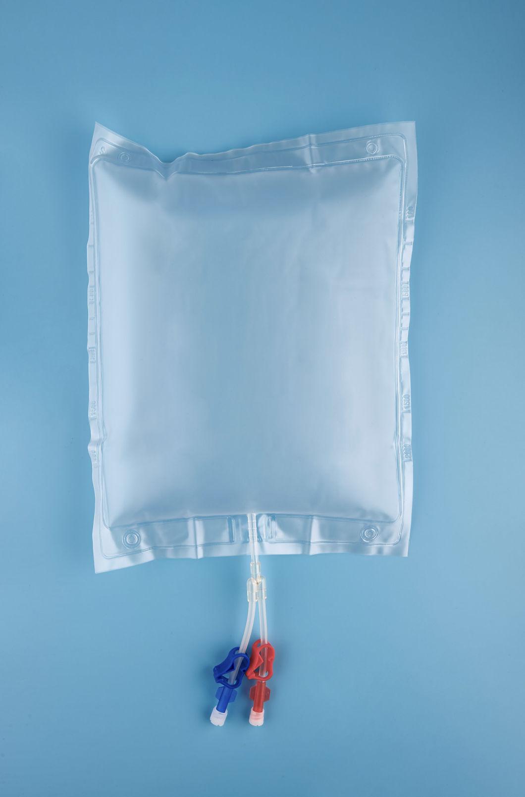 1000ml 1500ml 2000ml Good Quality Medical Urine Drainage Bag with Free Needle Sampling Port and Tube Clamp