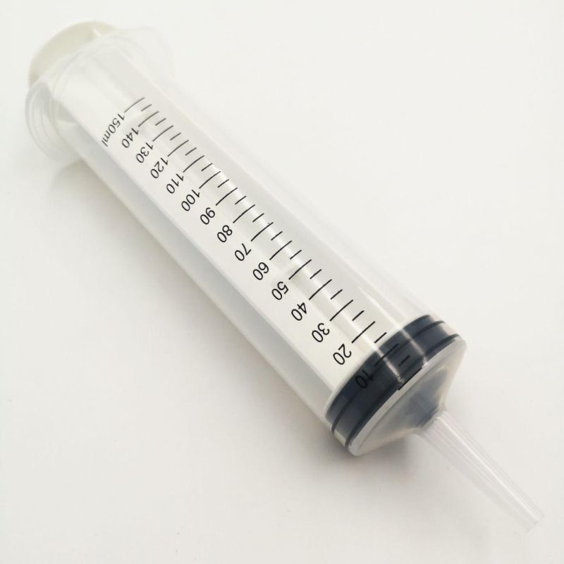 Medical Large Plastic Syringe Feeding Irrigation Use 200cc