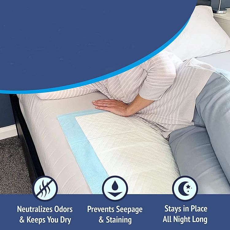 Personal Care High Absortbent Blue Safety Comfortable Soft Protective Disposable Pad