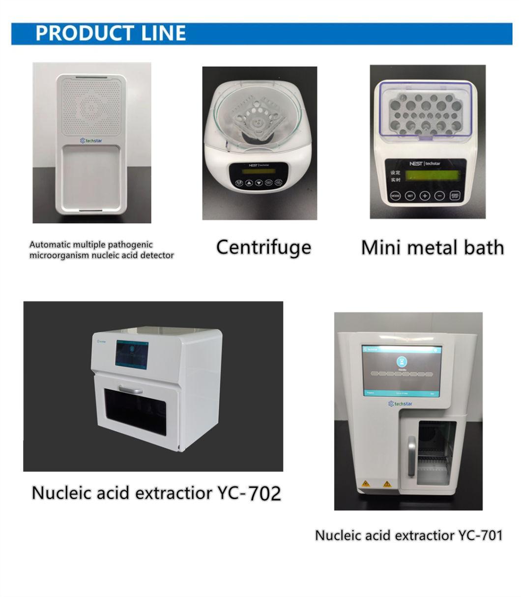 Techstar Magnetic Bead Method Saliva Swab Sample Nucleic Acid Extraction Kit Rna Isolation DNA Extraction Kit for PCR