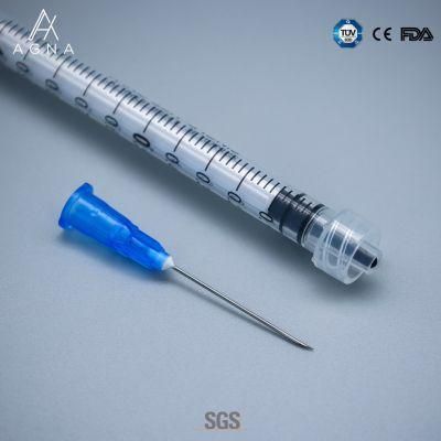 Medical Instruments Disposable Syringe with Needle Luer Lock 1 Ml for Vaccine Low Dead Space Top Price in Market CE/ISO13485/FDA