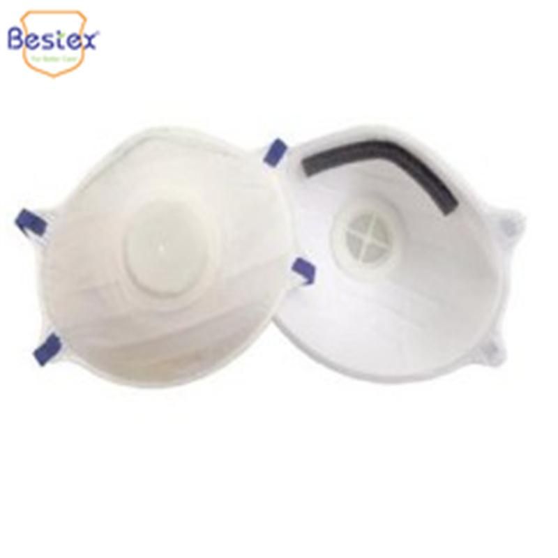 Anti Dust Bacteria Filtration and Anti Air Pollution, Anti Fog Pm2.5 Respirator with Valve/Without Carton