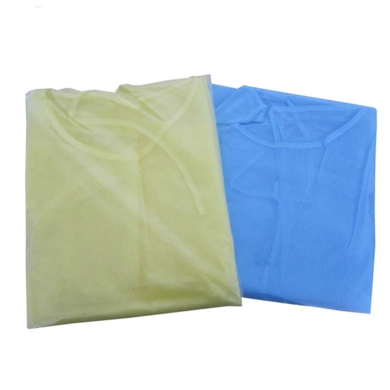 Waterproof Disposable PP Isolation Surgical Gowns with Ce and ISO13485