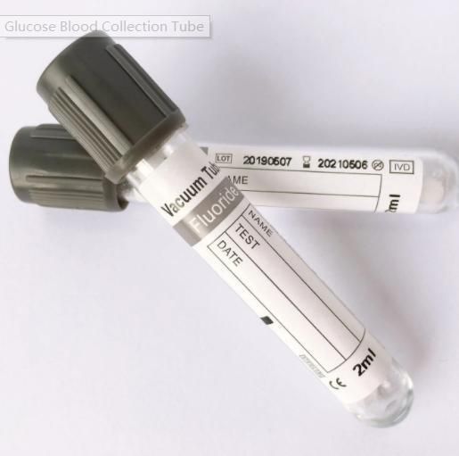 Vacuum Blood Collection Tube Glucose Tube with CE & ISO 13485