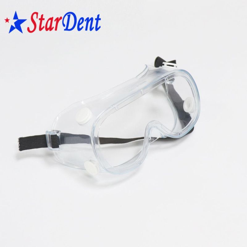 PVC+PC Medical Protectivegoggles/Safety Glasses Transparent Eye Protection Goggles