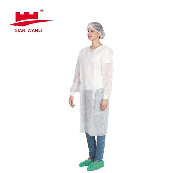 ASTM Tested AAMI Levels SMS Gown Isolation Gown Water Repellency