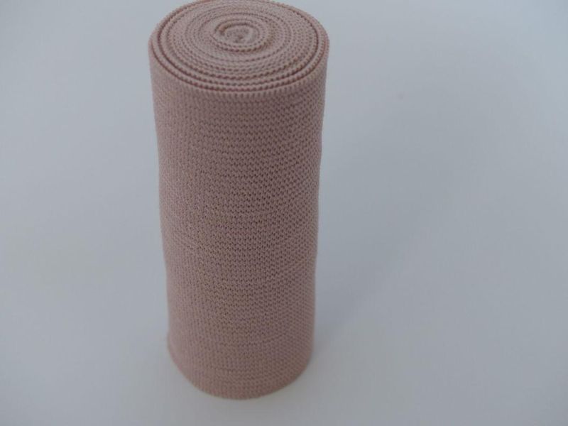 White Color High Compression Elastic Meatl Clip Bandage OEM Color