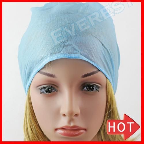 Polypropylene Disposable Beret Non-Woven Spun Bond Surgical Bouffant Hairnet Caps