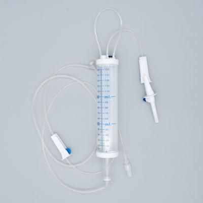 Disposable 100ml 150ml IV Pediatric Drip Microdrip Burette Type Apparatus Infusions Set with Burette for Children