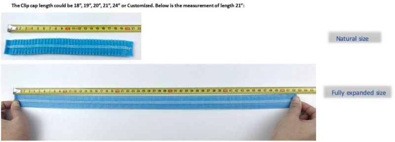 Disposable Metal Detectable Strip Cap Clip Caps