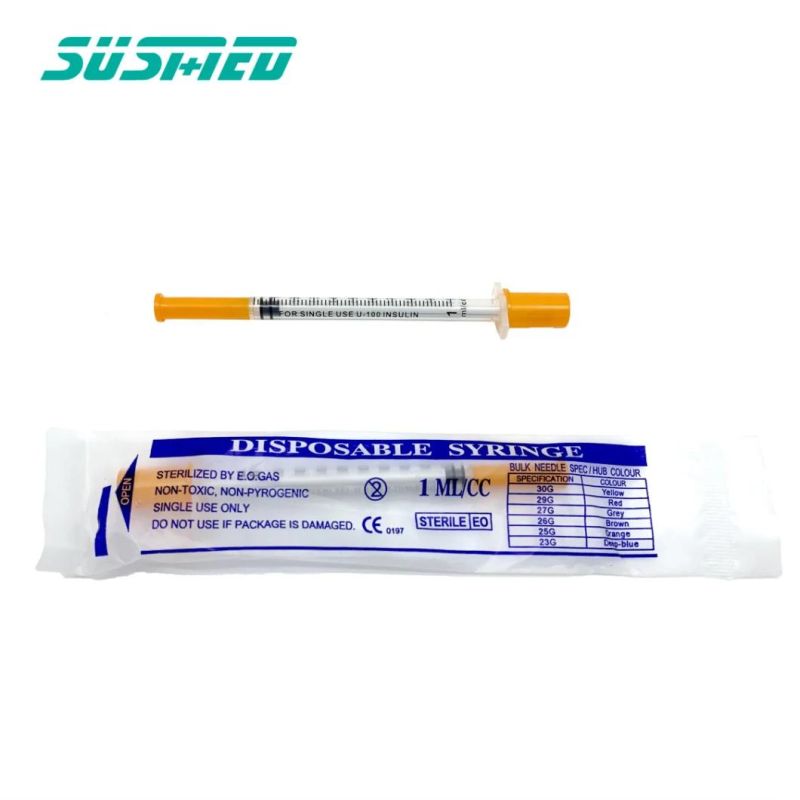 Multiple Types Can Be Selected Medical Plastic Luer Lock Syringe