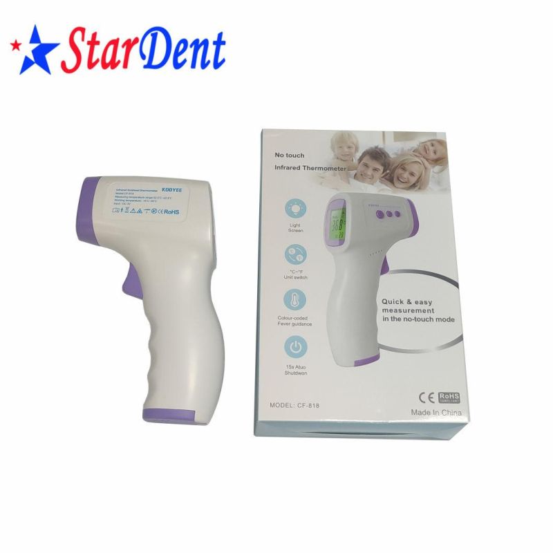 Portable Medical Rapid Measurement Ear Body Temperature Gun Digital Non-Contact Electronic Ear Infrared Forehead Thermometer