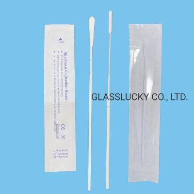 Sterile Transport Sample Collection Swab Nasopharyngeal Nylon Flocked Swab