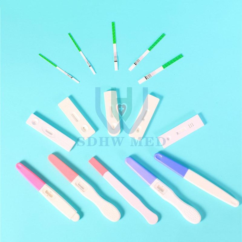 Wholesale 5.0mm Baby Check HCG Pregnancy Test Midstream 2020 Sample Free