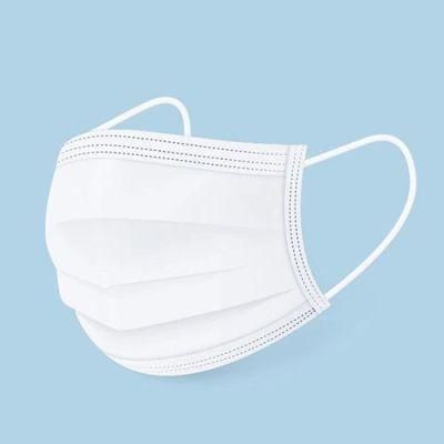 Medical Grade Disposable Nonwoven Face Mask Type Iir 3 Layers