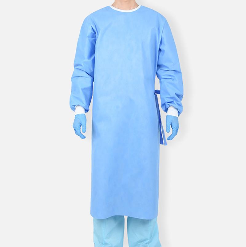 Factory Wholesale Price Sterile Disposable Nonwoven Surgical Gown Isolation Clothes