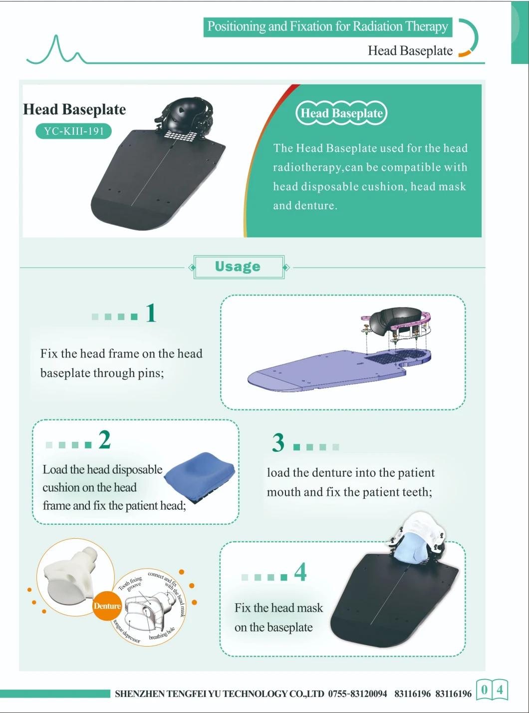 Create Carbon Fiber T Type SRS Baseplate for Radiotherapy