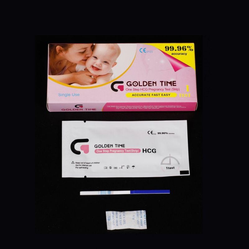 CE Certificate OTC Rapid One Step HCG Pregnancy Cassette Test