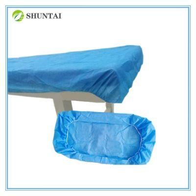 Antibacterial SMS Nonwoven Disposable Cover 100% PP Material Hydrophobic/Waterproof Non Woven Bed Sheet