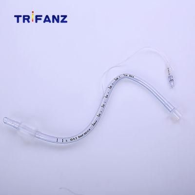 Disposable Medical PVC Endotracheal Tube with Cuff F for Nasal