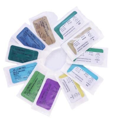 Disposable Absorbable Non Absorbable Surgical Silk/Catgut/PGA/Nylon/Pdo/Pgla/Pgcl/Pgar Suture CE FDA