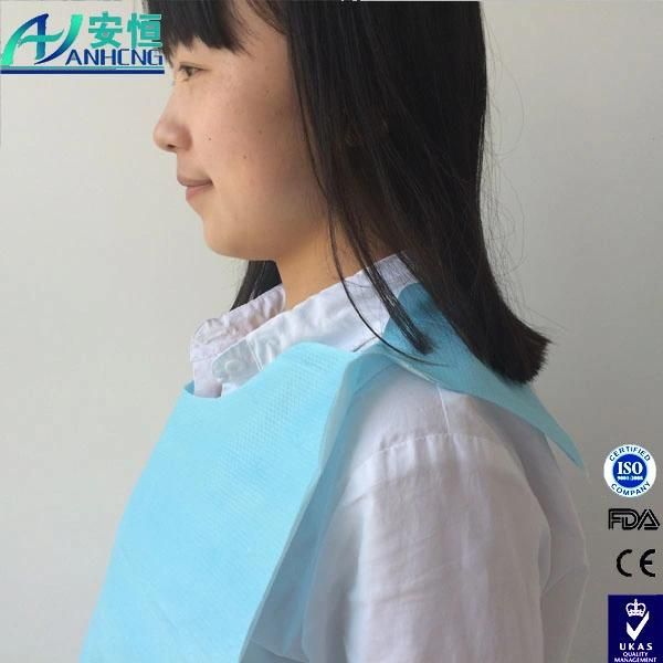 Disposable Patient Bib with CE Disposable Bib Excellent Waterproof