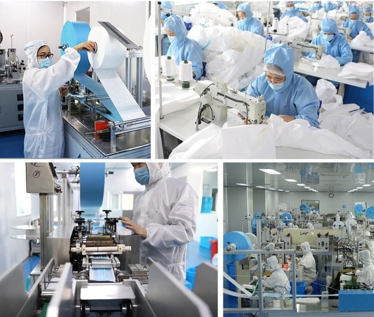 Anti-Virus Chemical Proof Konzer Microporous Film Disposable Gown for Safety Engineers