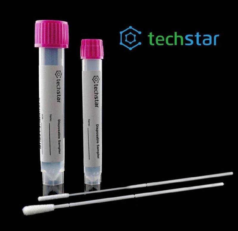 Techstar Best Quality Swabs Sampler Tube 10ml Transport Medium Sampling Kits