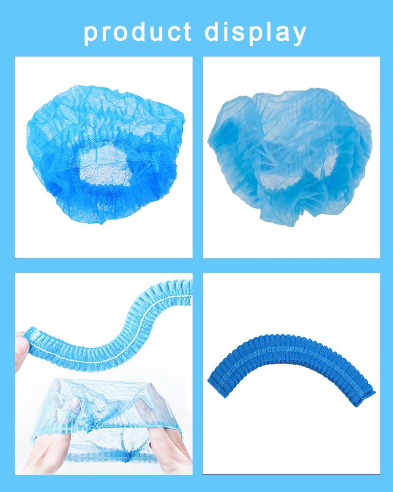 PP Nonwoven Disposable Hiar Nets Clip Cap for Food Industry