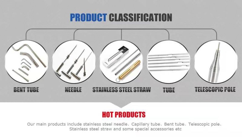 Customized Stainless Steel J Shape 10mm Radius Beauty Needle