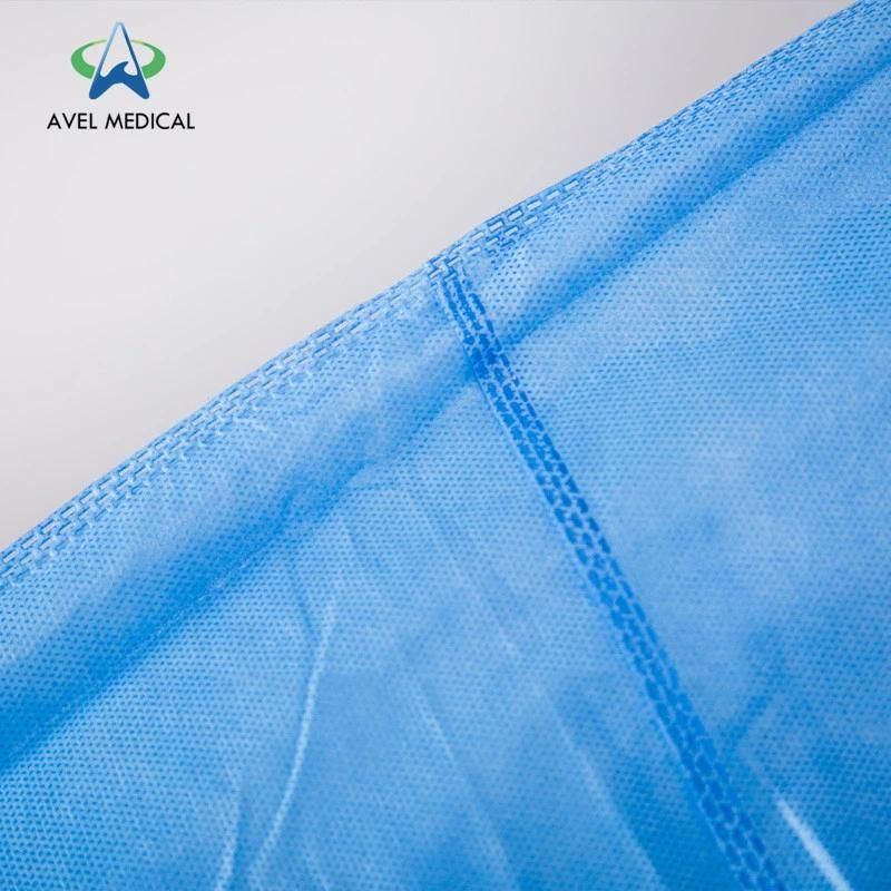 Disposable Non Woven Hospital Reinforced Surgical Surgeon Gown