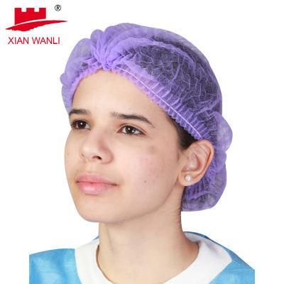 Cheapest Disposable Non Woven Mop Cap/ Bouffant Cap Manufacturer