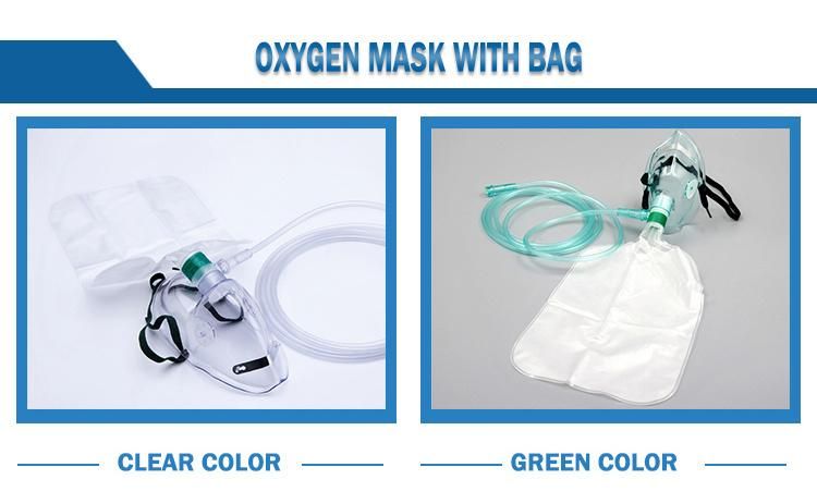 Disposable PVC Child Adult Nebulizer Oxygen Masks, Nebulizer Breathing Mask