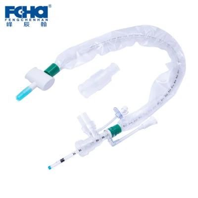 Closed Suction Catheter Disposable Medical PVC Closed Suction Tube Closed Suction Catheter 24h Y Type)