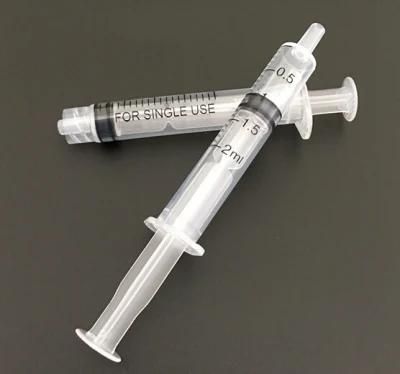 3 Part Disposable Plastic CE &ISO with/Without Needle Syringe