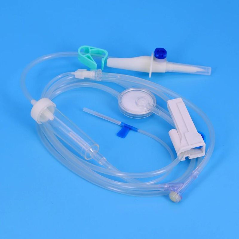 High Quality Zhenfu TPE Free_PVC IV Qualityinfusion Disposable Sets Infusion with Needle Set