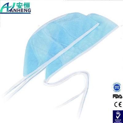 China Wholesale Nonwoven Disposable Doctor Cap with Ties on